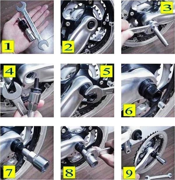 Crank Puller Bicycle Crank Puller Bicycle Crank Puller Bicycle Crank Puller Bicycle Locking Pulley Tool Kits