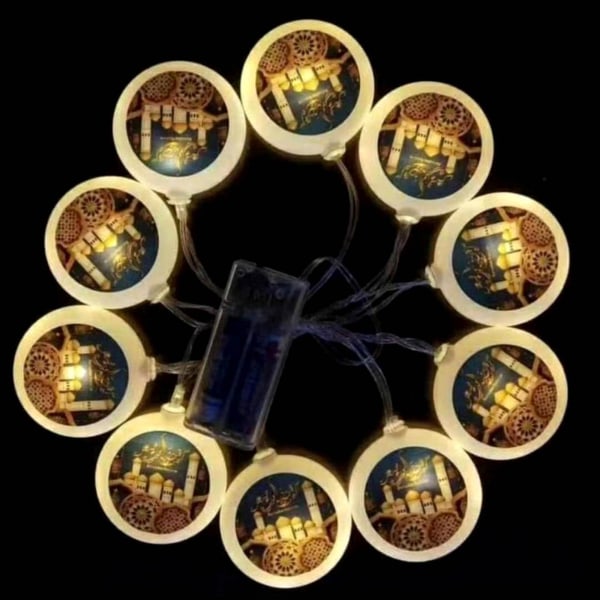 Style 410st LED Fairy String Lights för Palace Mubarak Batteridrivna hängande lyktljus Party DeStyle 4