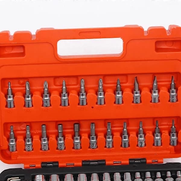 45-piece Hex Socket Wrench Set, Hex Key Set, Ratchet Wrench Set