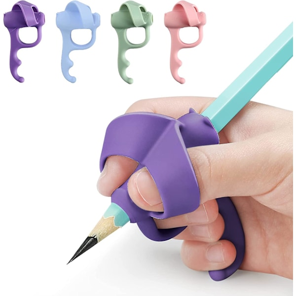 Blyantgreb til børn Håndskrift Ergonomisk 5 fingre Blyantgreb Posture Korrektion Skrivehjælp Greb til småbørn