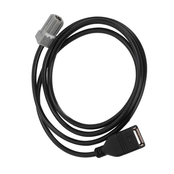 USB Female Adapter Cable Car CD Player MP3 MP4 Audio Conversion Cord Replacement for Mazda