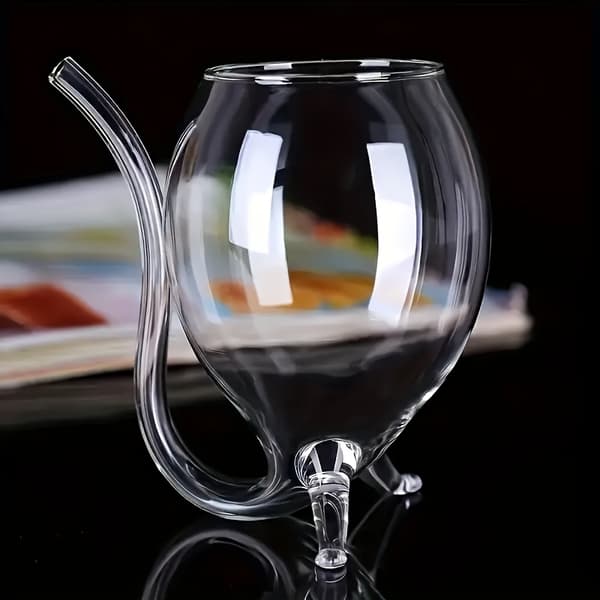Sett med 4 innovative glass med integrerte sugerør, perfekt for Halloween-sammenkomster og drinker – Vampyrtema-kopper, egnet for Ba 4 stk 4Pcs