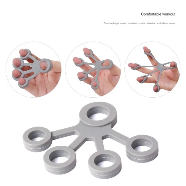 Finger Stretcher Hand Resistance Band Hand Extensor Exerciser Finger Grip Strengthener Styrketränare Gripper Set 3-Pack (Extensor)