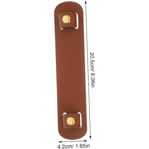Backpack Shoulder Strap Leather Pad Shoulder Strap Cover for Bag Strap Sturdy Material Long-lasting Use