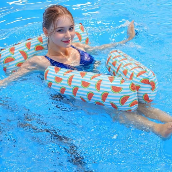 Inflatable Floating Hammock, 4-in-1 Inflatable Pool Float Recliner Float Hammock Water Hammock Pool Toys for Beach Party