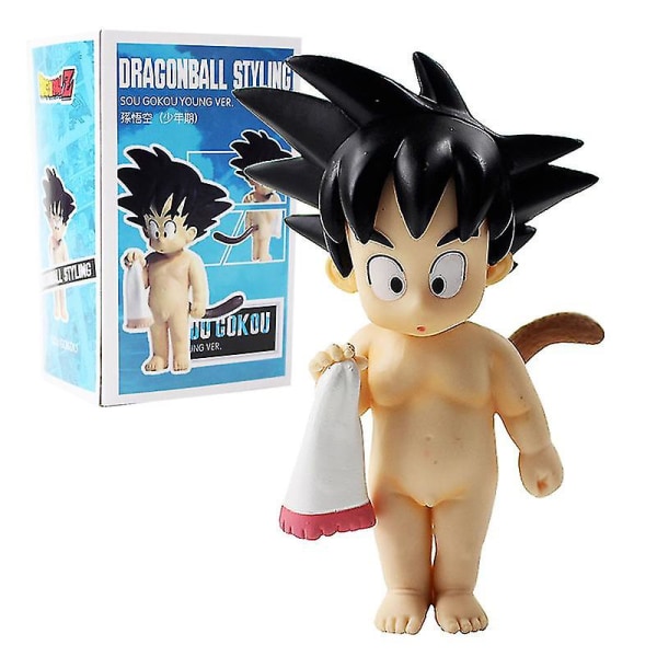 Anime Z Figur Childhood Figur Søvn Bad Action Statue Somersault Cloud Model Dukke Samling Blå Goku uden æske