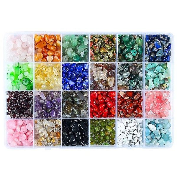 Naturlige perler Uregelmessige krystallperler som er kompatible med smykkesett