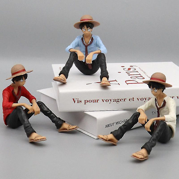 Anime PVC Bevegelig Dukke Klassisk Høyhatt Modell Dukke Dekorasjon Kake Bil Dekorasjon Hvit