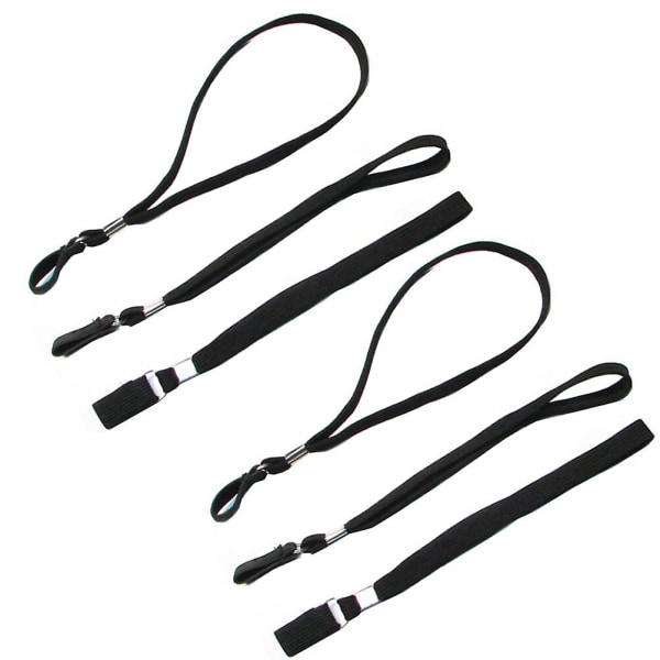 6st Kryckhandrem Camping Alpenstock Tillbehör Stark Klättring Vandringsrep Utomhus Multi Purpose Trekking Vandringsstav Rep SvartM