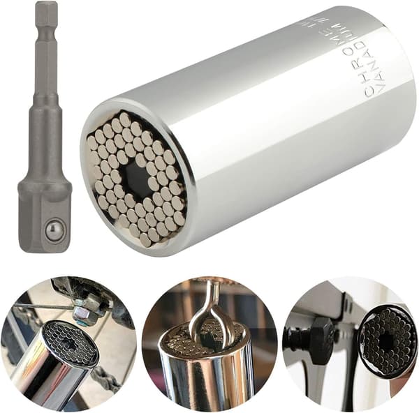 11-32 mm Multifunktionel Topnøgle med Forlængerstang Adapter