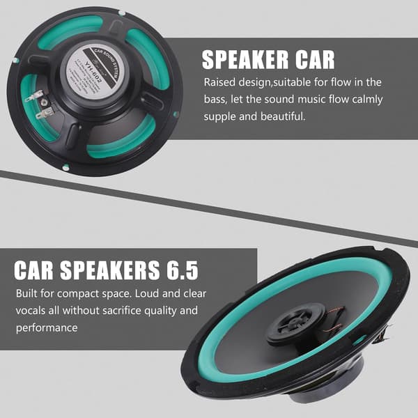 5-inch 4 Ohm 160W Shallow Mount Car Speaker with Enhanced Bass Midrange Woofer Driver