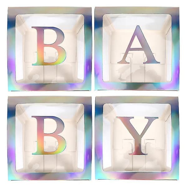 1 sæt Baby Shower-kasser