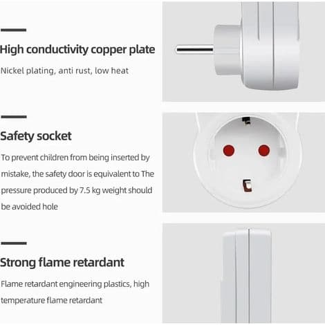 Digital Thermostat Outlet for 220V Temperature Controller - Heating and Cooling with Probe - LCD Temperature Controller Socket