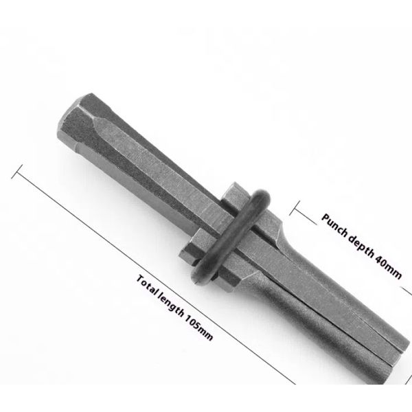 5 st Wedge and Feather Shims Betong Marmor Granit Sten Splitting Handverktyg nödvändiga skydd (14 * 105mm)