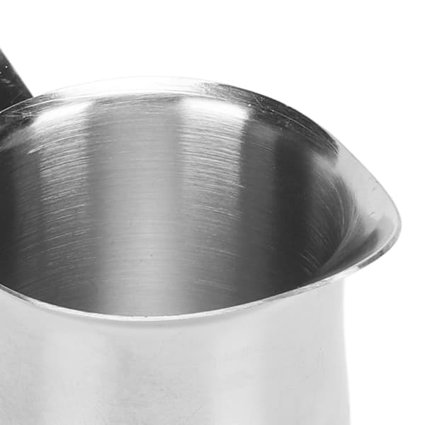 Mælkeskummer i rustfrit stål, ergonomisk mælkeskummer, kande, kaffekande, 2 oz