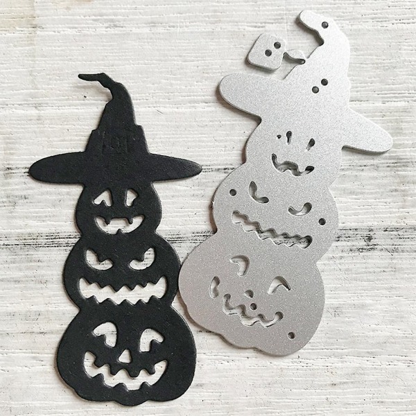 Halloween-gresskarheks Metal Cutting Die Template DIY Scrapbooking Album Papir Kort Mal Die Preget Håndverk Dekorasjon