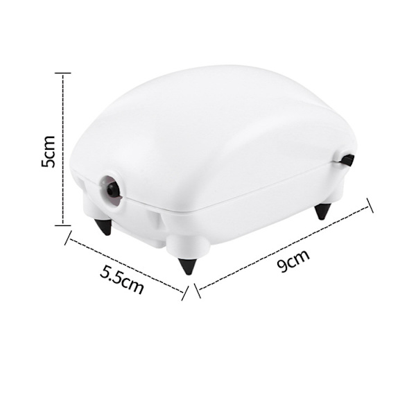 Elektrisk Luftpumpe, Justerbar Akvarie-Aerator, Stille Oxygenpumpe med Tilbehør