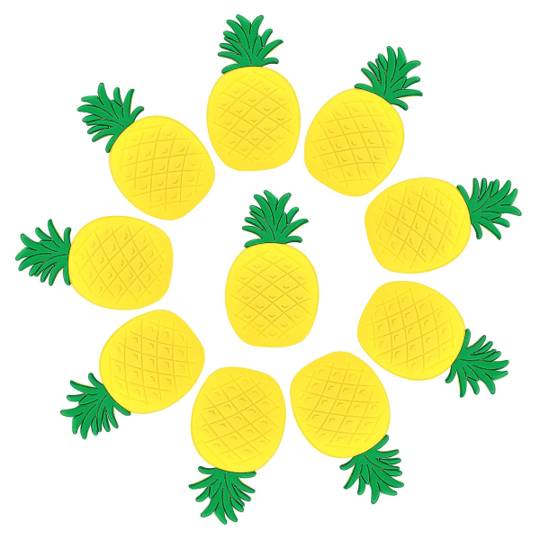 10 kpl Magneettisia Valkotaulua Jääkaapin Ananas Jääkaapin Magneetti Jääkaapin Magneetit Taaperoiden Magneetit FridgeYell Yellow 6.7X3.5cm