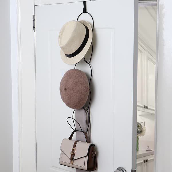 Sort 10-pak hatteholder, kaskettholder, parykholder, stor
