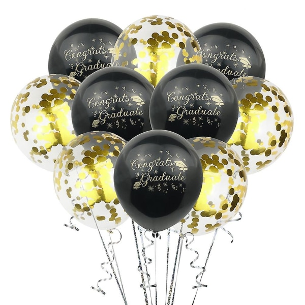 10 stk Latex Balloner Graduation Balloner Festtilbehør Balloner Fest Latex Ballon Ballon Gradua