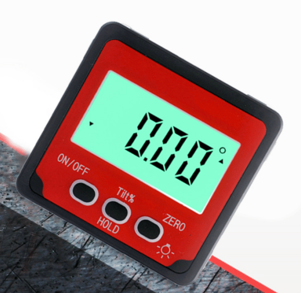 Tiltmeter, digital tiltmeter magnetisk 4 * 90 grader 3-knappers digi