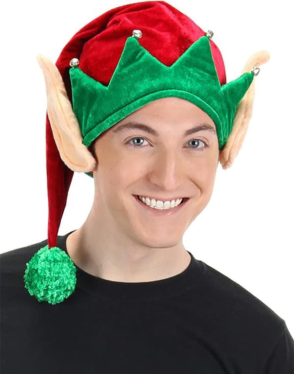 elope Elf Hat with Ears Holiday Costume Accessory