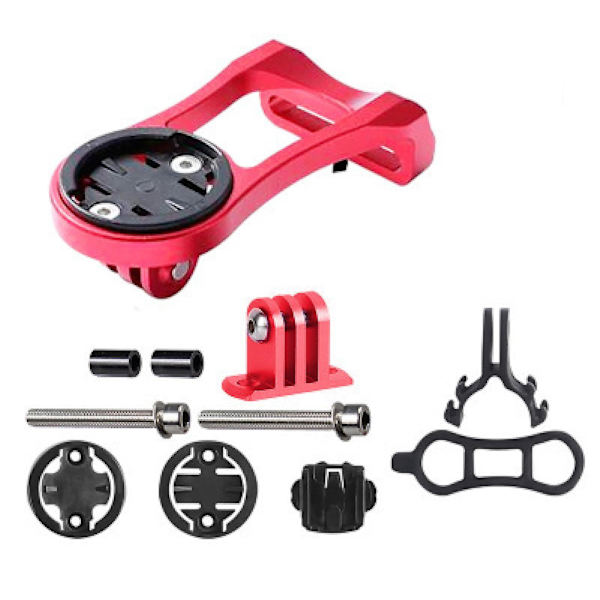 Polkupyörän ohjaustangon kiinnike Ajanottokello Jatkoteline Garmin Bryton Cateye -laitteille Black