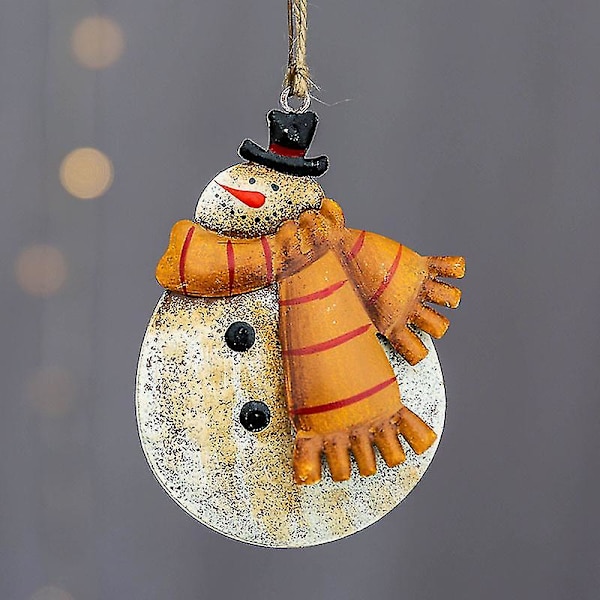 Mini Julepynt Retro Julemand Snemand Pynt Miniature Julefigurer Juletræ Hængende Dekoration Håndværk Adventskalender Fyld