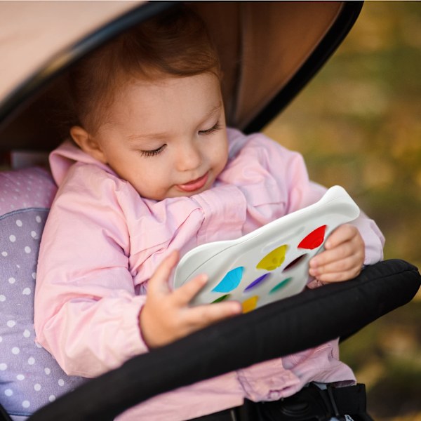 Sensoriska babyleksaker för 10+ månader, Montessori Busy Toy för 1 2 3 år gamla småbarn Tryck och poppande bubblor Finmotorik