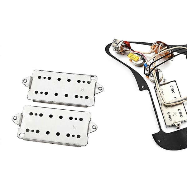 2 st/set Premium Gitarr Hals Stall Pickup Basplatta 50mm 52mm Polavstånd