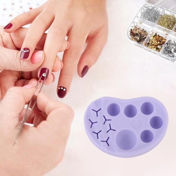 Silicone Makeup Palette, Reusable Mixing Tray, Brow Palette for Cosmetics, Simple