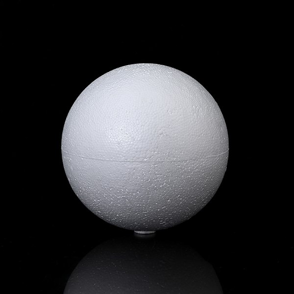 2pcs white Balls 8cm DIY Foam Ball School Project Ball Polystyrene Projects  Ball DIY Decoration Giant White Ornament