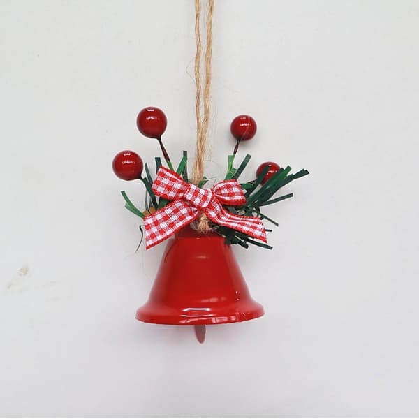 Christmas Tree Decorations with Chimes in Red, White, and Green, Christmas Tree