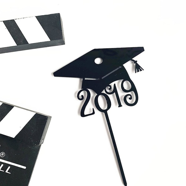 5 stk. Kagepynt Graduation Kage Picks Kageindsæt Doktorgrad Kagepynt Til Graduation Fest 5 stk. 5pcs