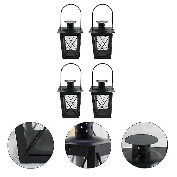 4 stk Lysestake Lampe