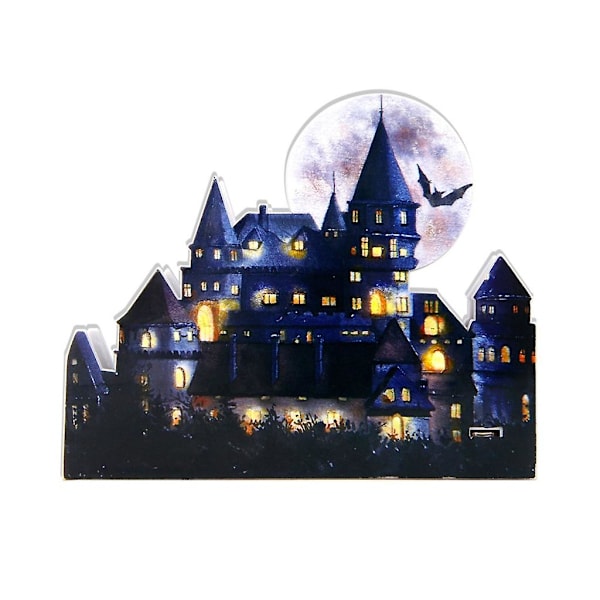 Multifunktionell Slott Ornament med LED-belysning för Hem, Sovrum, Sovsal