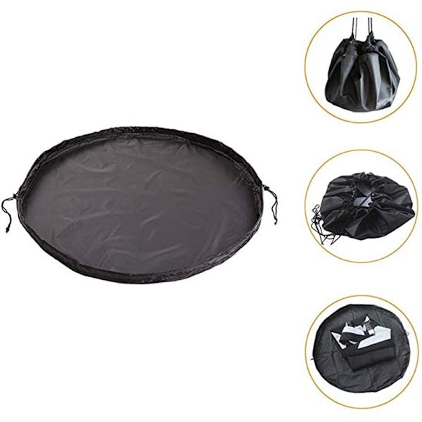 Klädmatta och vattentät väska 2 i 1 Vuxen Unisex 130cm