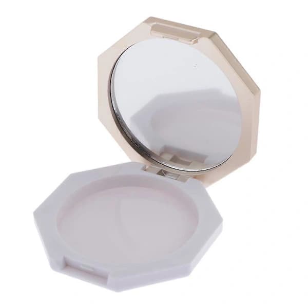 Empty Powder Case Face Powder Makeup Box Travel Blush Cosmetic Container