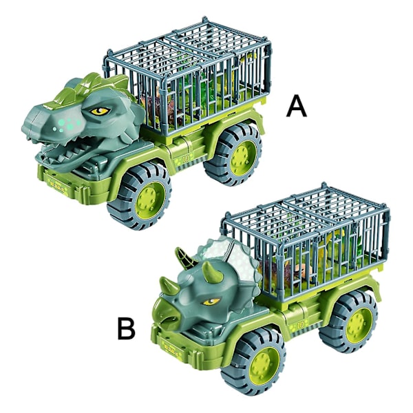 Børns Dinosaur Lastbil, Træk Tilbage Dinosaur Bil Køretøj, Legetøjs Dinosaur Transport Transport Lastbil, Mini Dinosaur Bil LegesætB