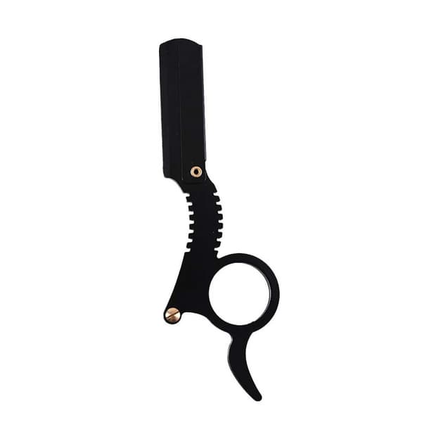 Gammeldags barberkniv i rustfrit stål til barberere