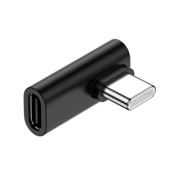 U-formad USB C-adapter, Saver Bärbar USB C-vinkeladapter USB hona till USB C-hane-kompatibel