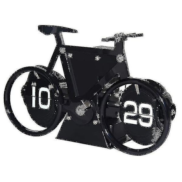 Jcsw Flip-Klock Retro Stil Cykelformad Flip-Klock Klassisk Mekanisk Skrivbords Klocka Digital Display För Kontorsdekoration