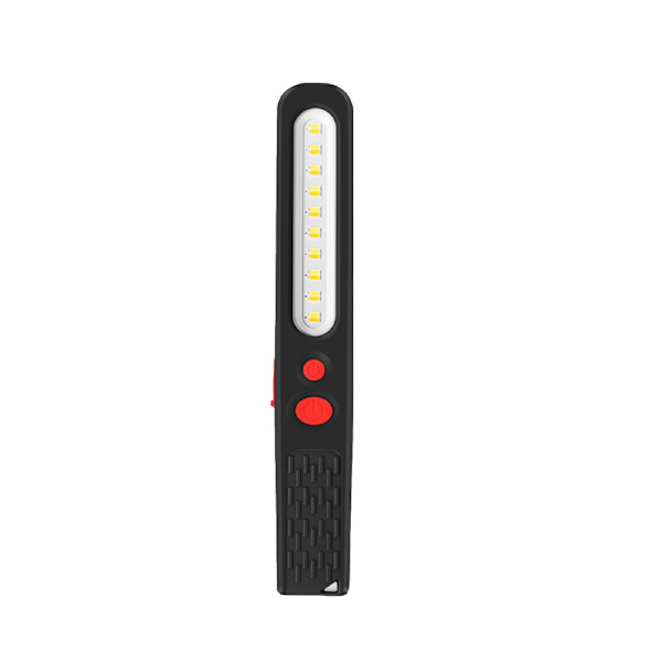 Latautuva LED-työvalo, kaksivärinen yhdistelmävalo tarkastuslamppu ja 5W COB LED-taskulamppu kahdella magneettisuudella autotallin käyttöön