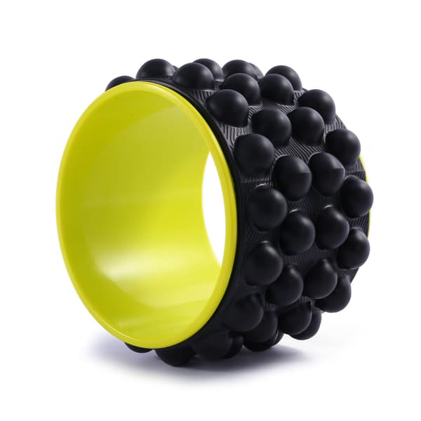 Foam Yoga Massage Roller Wheel, Back Stretcher & Muscle Relief Tool, Home Use