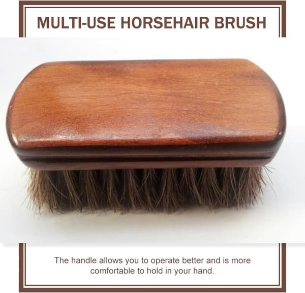 3pcs Men's Beard Brush Handle for Shaving Bristle Brush for Beard Care