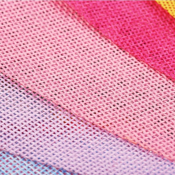 Värikäs viiribanneri, esilangallinen jäljitelty säkkikangas Pastellisateenkaari Riippuvat liput Simpukkaseppele luokkahuoneen ulkopuolisiin juhliin