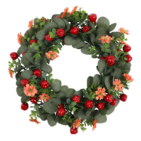 Julkrans Julkrans Dörrkrans Med Hängare Rosett Girlang