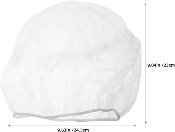 3st Cowboyhatt Regnskydd Storlek 60 Plast Vikbart Skydd Transparent