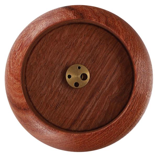 Skålformet Røgelseskar Hjemmetempel Røgelse Brændebakke Bordplade Røgelseskar Ornament Lys Brun 6X6X2.5CM