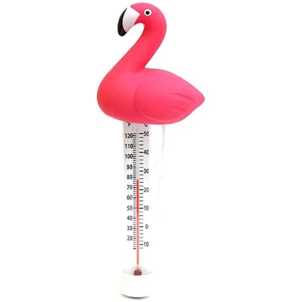 Flydende pooltermometer, pooltermometer, med reb til flydende pooltermometer, tegneserieformet termometer, akvarier, swimmingpools